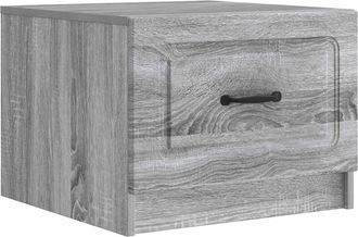 vidaXL Mesa De Caf&eacute; Gris Sonoma 49 X 50 X 37 Cm Madera De Ingenier&iacute;a Vidaxl