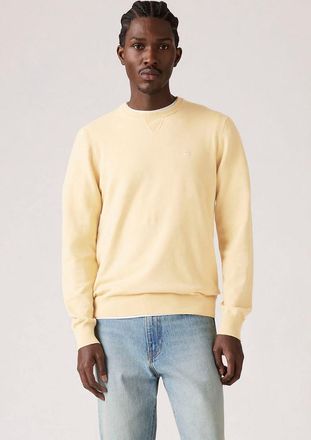 Levi's Rundhalspullover LEVIS LIGHTWEIGHT HM SWEATER, Herren, Gr. XXL, rutabaga pique, Strick, Obermaterial: 100% Baumwolle, regular fit normal, Rundhals, an