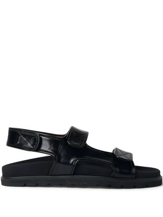 Reike Nen leather sandals - women - Rubber/Calf Leather/Leather - 37 - Black