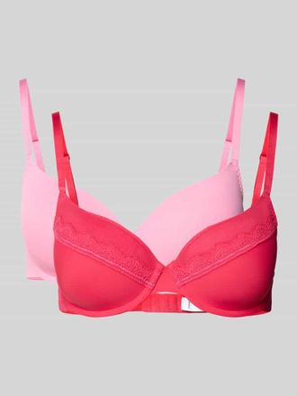 Dorina BH mit verstellbaren Tr&auml;gern im 2er-Pack Modell JANA in Pink, Gr&ouml;&szlig;e 85B