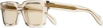 Cutler and Gross 9386 Square Zonnebrillen - unisex - Zonnebrillen - Beige - 50 MM - Accessoires