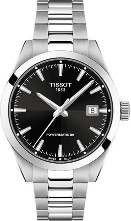 Tissot Gentleman Bracelet Watch, 38mm in Black at Nordstrom