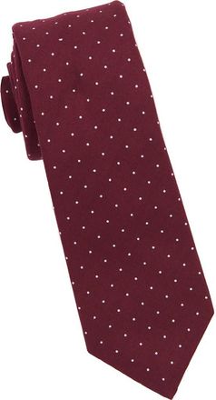 Brooklyn Brigade Mens Dot Cotton Tie in Wine at Nordstrom