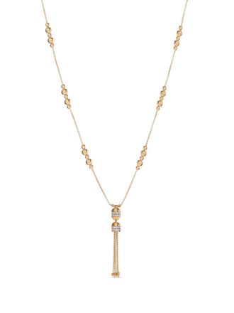 Officina Bernardi 18kt yellow gold Empire Tassel diamond necklace