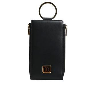 Dolce & Gabbana Tweedehands leren portemonnees - Dames - Pre-owned - Zwart - Maat: ONE Size Leer