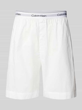 Calvin Klein Underwear Regular Fit Shorts mit elastischem Label-Bund in Weiss, Gr&ouml;&szlig;e XL