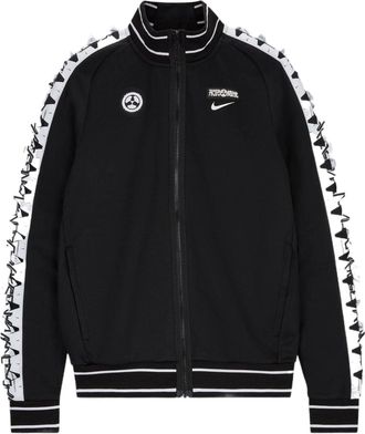 Nike Mens Nike x ACRONYM Crossover Contrasting Colors Sleeve Stand Collar Woven Sports Jacket Us Edition Black CU0469-010