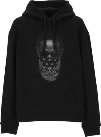 Ih Nom Uh Nit Hoodie met Bandana Print - Heren - Hoodies - Zwart - 2XL - Katoen - Hoodies & sweatvesten