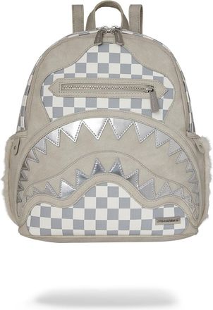 Sprayground Unisex Fur Baby Sabage Backpack - Light Grey - One Size