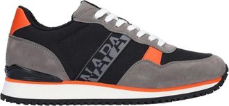 Napapijri Schoenen, Heren, Veelkleurig, 44 EU, Leer, Multicolor Nylon/Leer Cosmos 01 Sneakers