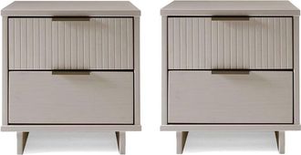 Manhattan Comfort Granville Modern Solid Wood Nightstand