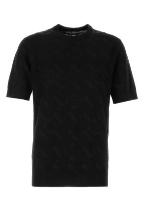 Dolce & Gabbana Black Silk Sweater