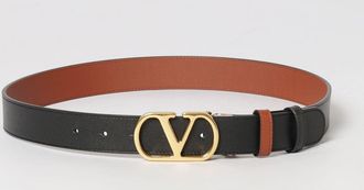 Valentino Garavani Cintura VLogo Signature reversibile in pelle