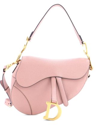 Dior Saddle Handbag with Strap Leather Medium shoulder bag - Toni neutri