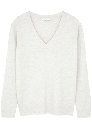 Vince Weekend Cashmere Jumper - White - Xxs
