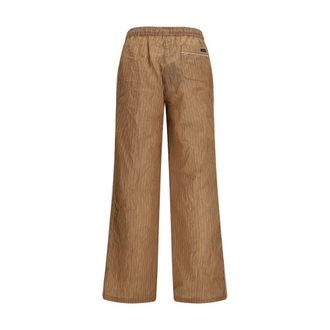 Dolce & Gabbana Mens Brown Linen Casual Pants