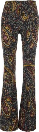 Etro Broeken, Dames, Veelkleurig, M, Uitlopende broek