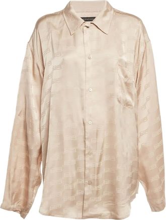 Balenciaga T-shirt con taschino - Toni neutri