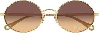 Chlo&eacute; Sunglasses Ch0326 S 004 Gold/Brown Woman