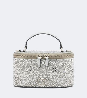 Valentino Garavani VLogo Small embellished vanity bag