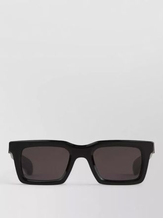 Alexander McQueen rectangular sunglasses dark lenses metal hinge