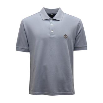 Herno Polo Shirts, male, Blue, 3XL, O8130 Piquet Shirt