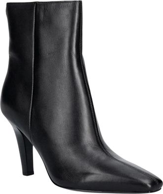Guess Raffa Enkellaars - Dames - Laarzen met Hak - Zwart - 41 EU - Leer - Schoenen