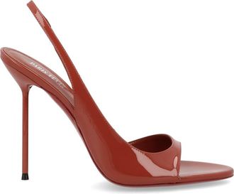 PARIS TEXAS Neutrals Lydia Glossy Open Toe Sandals