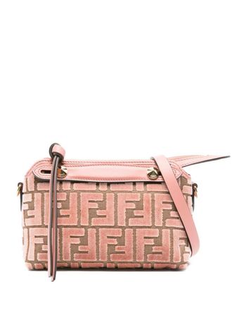 Fendi By The Way Soft Mini Ff Jacquard Velvet Mini- Bags