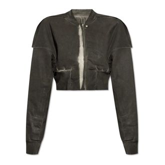 Rick Owens Dames, Jassen, Grijs, Maat: XS Katoen