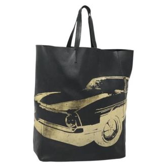 Celine Pre-owned Leather celine-bags - Dames - Vintage Shopper - Zwart - ONE Size - Leer - Vintage