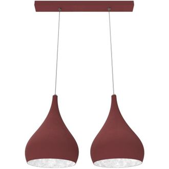 Lumicom Calice L&aacute;mpara De Techo Lineal X 2 Bicolor Mate