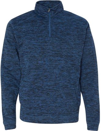 J. America Mens Cosmic Fleece Quarter-Zip Sweatshirt
