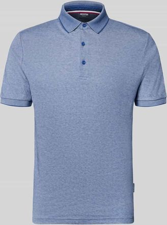 Daniel Hechter Slim Fit Poloshirt mit Label-Detail in Blau, Gr&ouml;&szlig;e XXXL