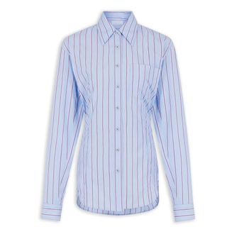 Paco Rabanne Dames, Blouses & Shirts, Blauw, Maat: XS Katoen