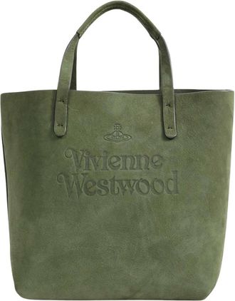Vivienne Westwood Tassen, Dames, Groen, ONE Size, Tote Bags