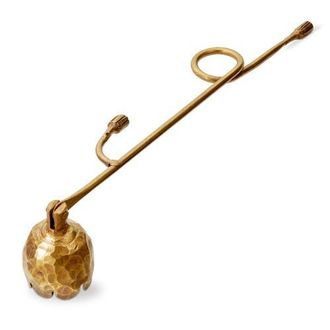 Tag Tulip Candle Snuffer Candle Accessory Antique Brass Aluminum 9.5 x 1.3 x 1.5 in in Gold at Nordstrom