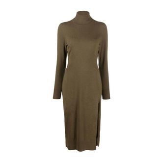 Michael Kors Dames, Jurken, Groen, Maat: XS Wol