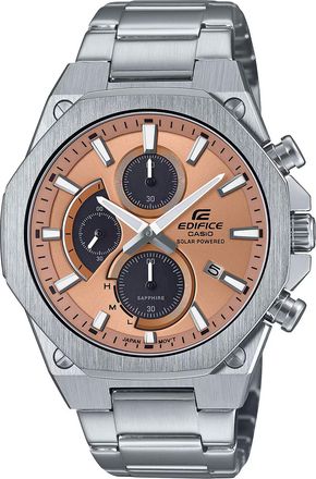 Casio Edifice Mens Silver Watch EFS-S570D-5AUEF Stainless Steel - One Size