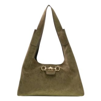 Guess Sunset Hobo - Dames - Tassen - Groen - Maat: ONE Size Su&egrave;de