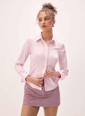 Twik Womens Fitted poplin shirt