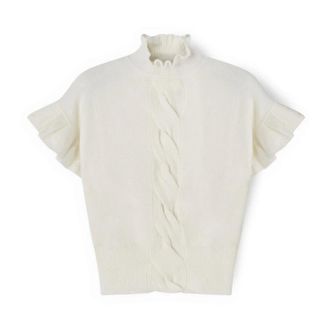 Motivi Dames, Blouses & Shirts, Wit, Maat: XS Wol