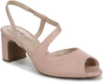 Life Stride Theo Slingback Peep Toe Pump in True Blush at Nordstrom, Size 6.5