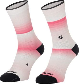 Scott Sock Gradient Stripes Crew Velosocken - Unisex | rosa