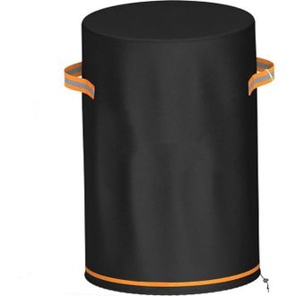 OEM Funda Redonda Para Fogata De Tela Oxford 600d Con Cord&oacute;n Ajustable, Dise&ntilde;o Impermeable Y Ventilado, Protector Para Muebles De Jard&iacute;n