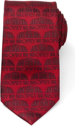 Cufflinks Inc. Grand Ole Opry Auditorium Jacquard Silk Blend Neck Tie in Red at Nordstrom