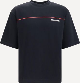 Dsquared2 T-shirt loose fit con logo Man XXL