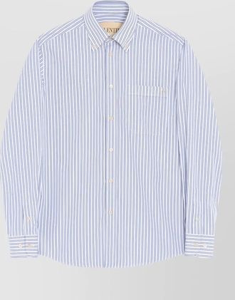 Valentino Garavani striped cotton poplin shirt