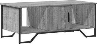 vidaXL Coffee Table Grey Sonoma 100x51x40 cm Engineered Wood Vidaxl