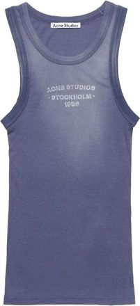 Acne Studios Canotta con logo spray di Acne Studios